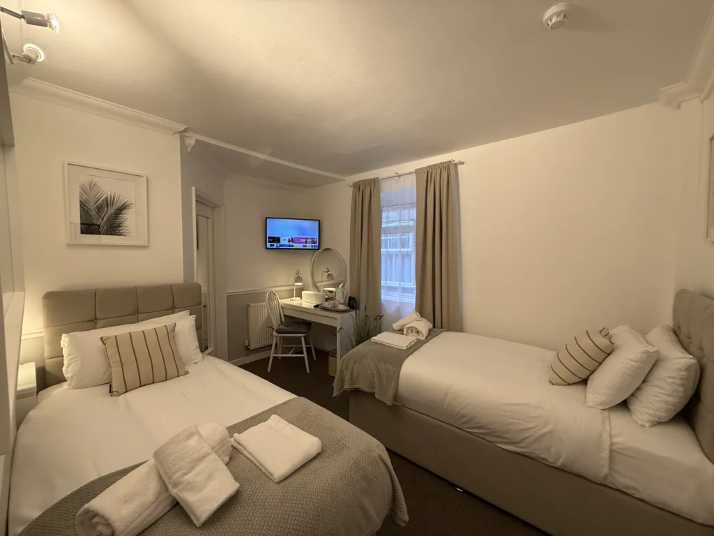 Central Hotel Norwich - Twin Bedroom